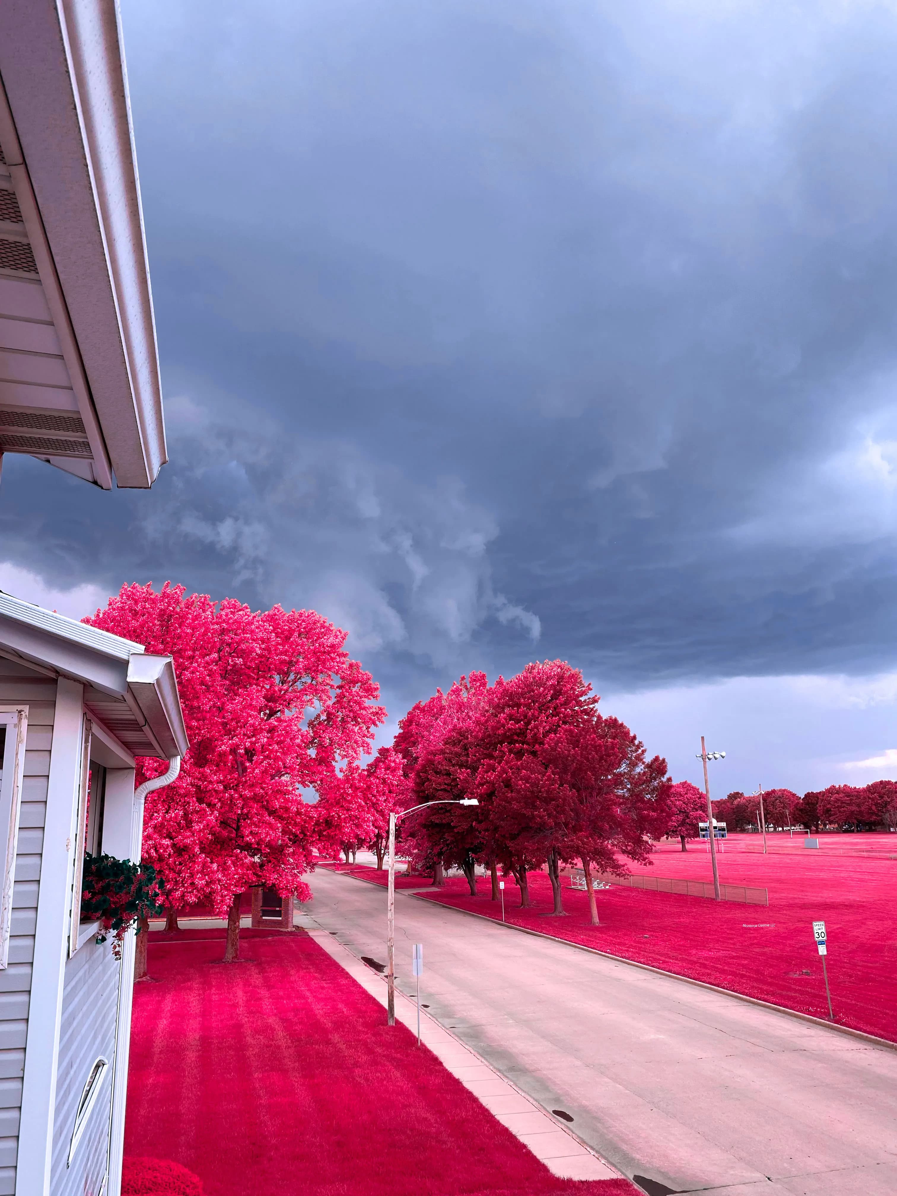 Severe storm street 2 red